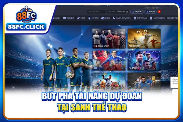 Bứt phá tài năng dự đoán tại sảnh Thể thao