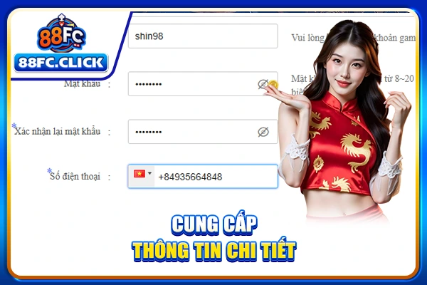Cung cấp thông tin chi tiết