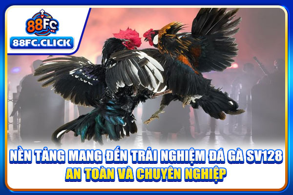 Nền tảng mang đến trải nghiệm đá gà SV128 an toàn và chuyên nghiệp