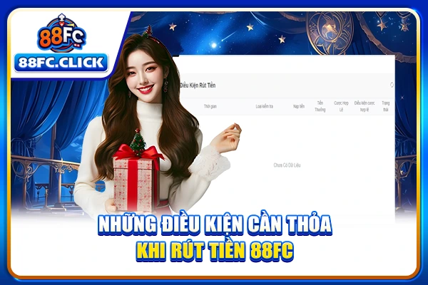 Những điều kiện cần thỏa khi rút tiền 88FC